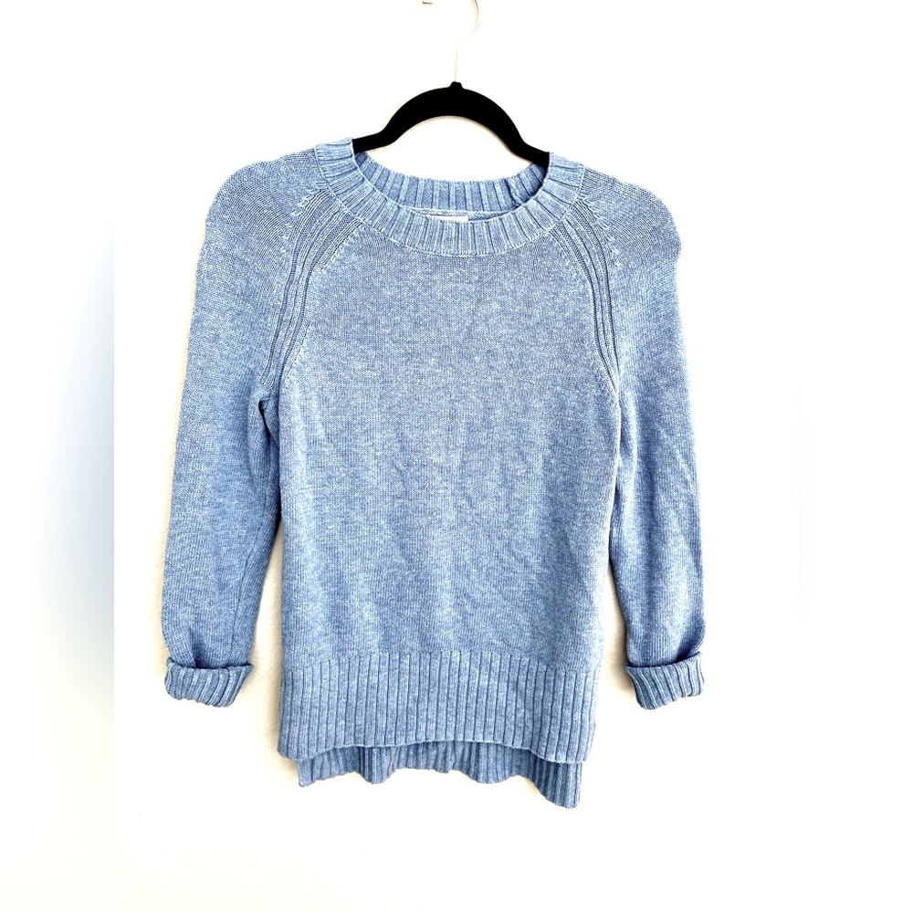 Old Navy Pullover Knit Sweater Blue Long Sleeve Women's XS
